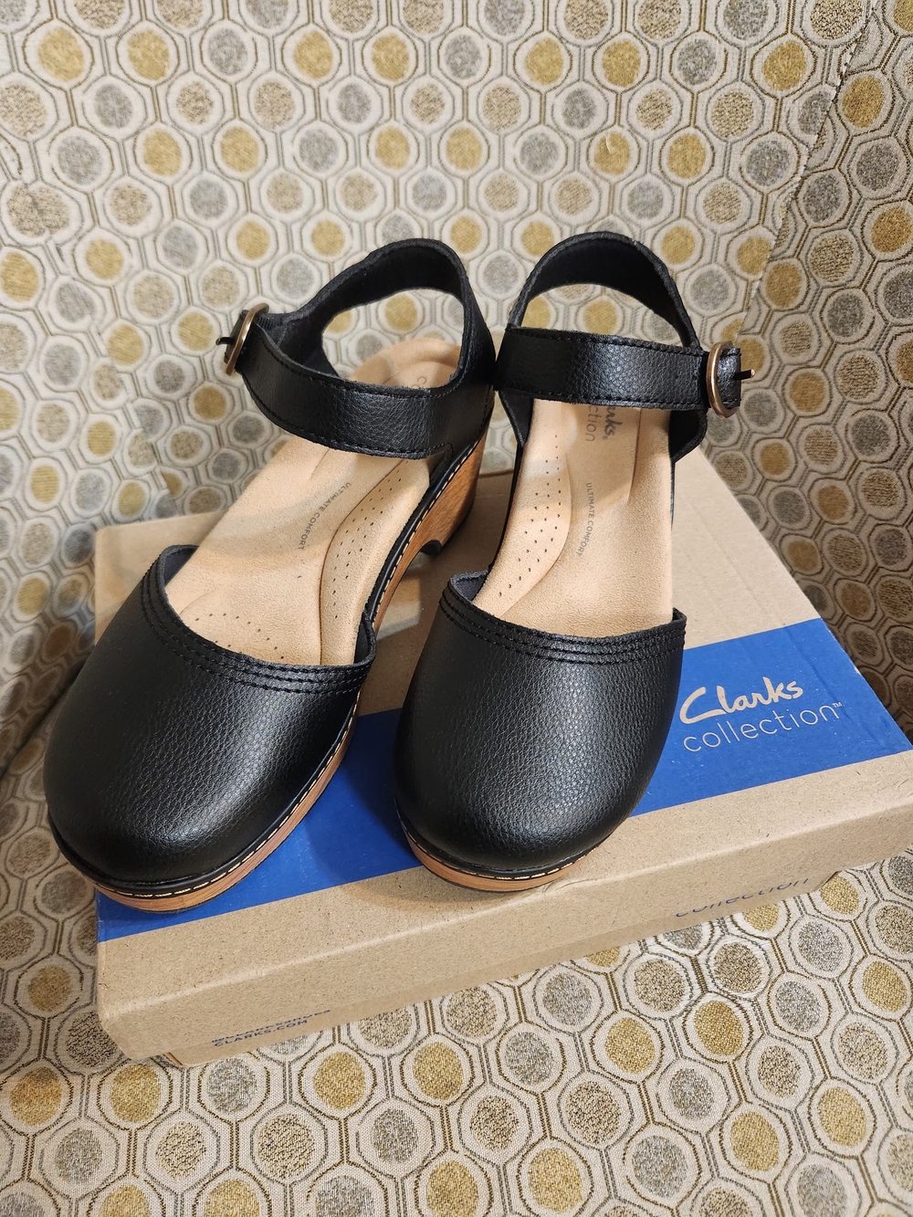 Clarks Paizlee Bay Slingback Heeled Clogs. Size-7 Medium - Picture 5 of 10